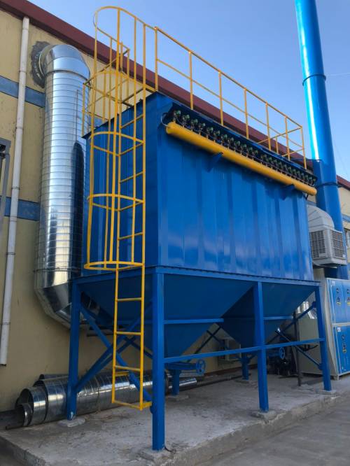 除塵器安裝現場